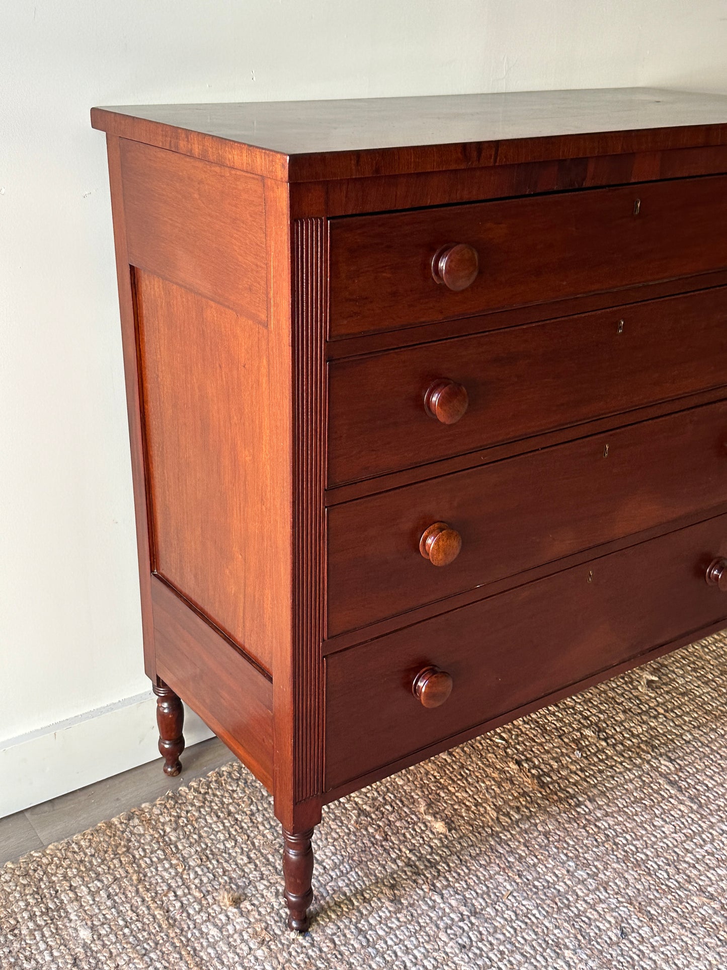 Mahogany Sheraton dresser