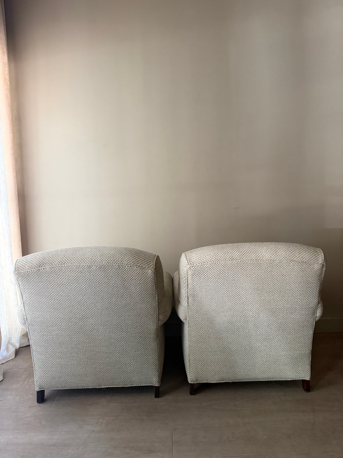 Kravet lounge chair without ottoman (stains)