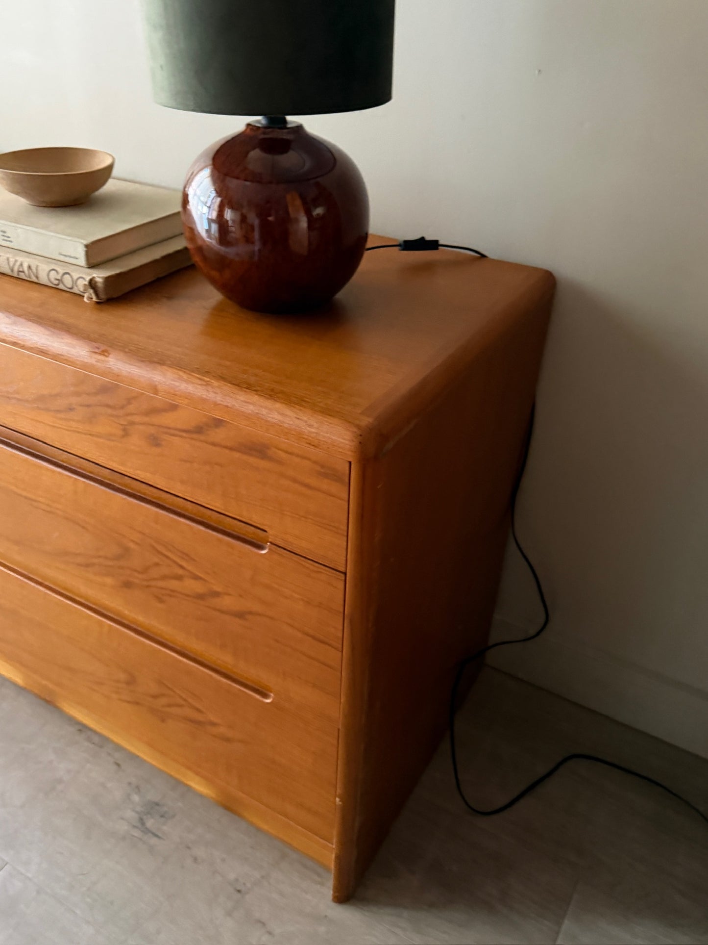 Danish teak credenza