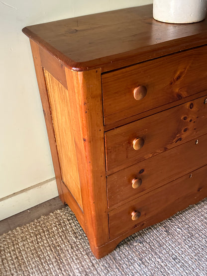 4 Drawer Pine dresser