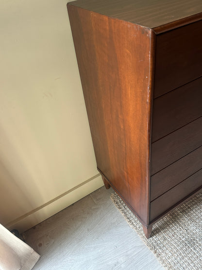 Walnut tallboy