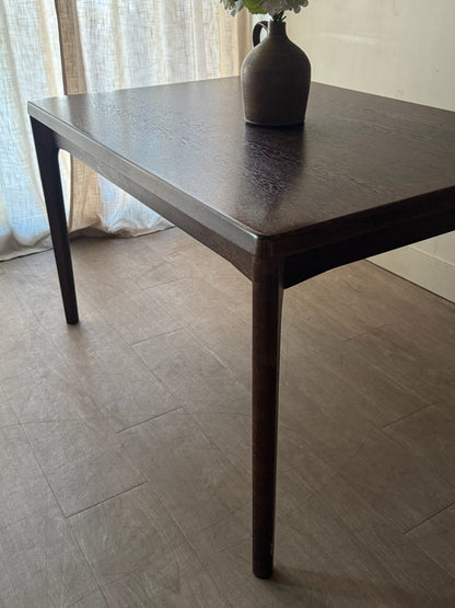 Henning Kjaernulf for Vejle Danish oak extending dining table