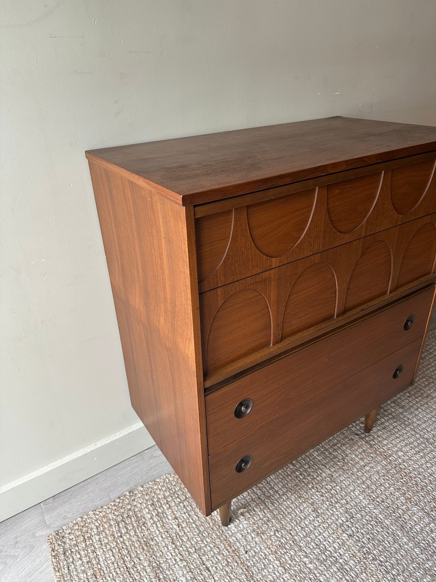 Walnut tallboy