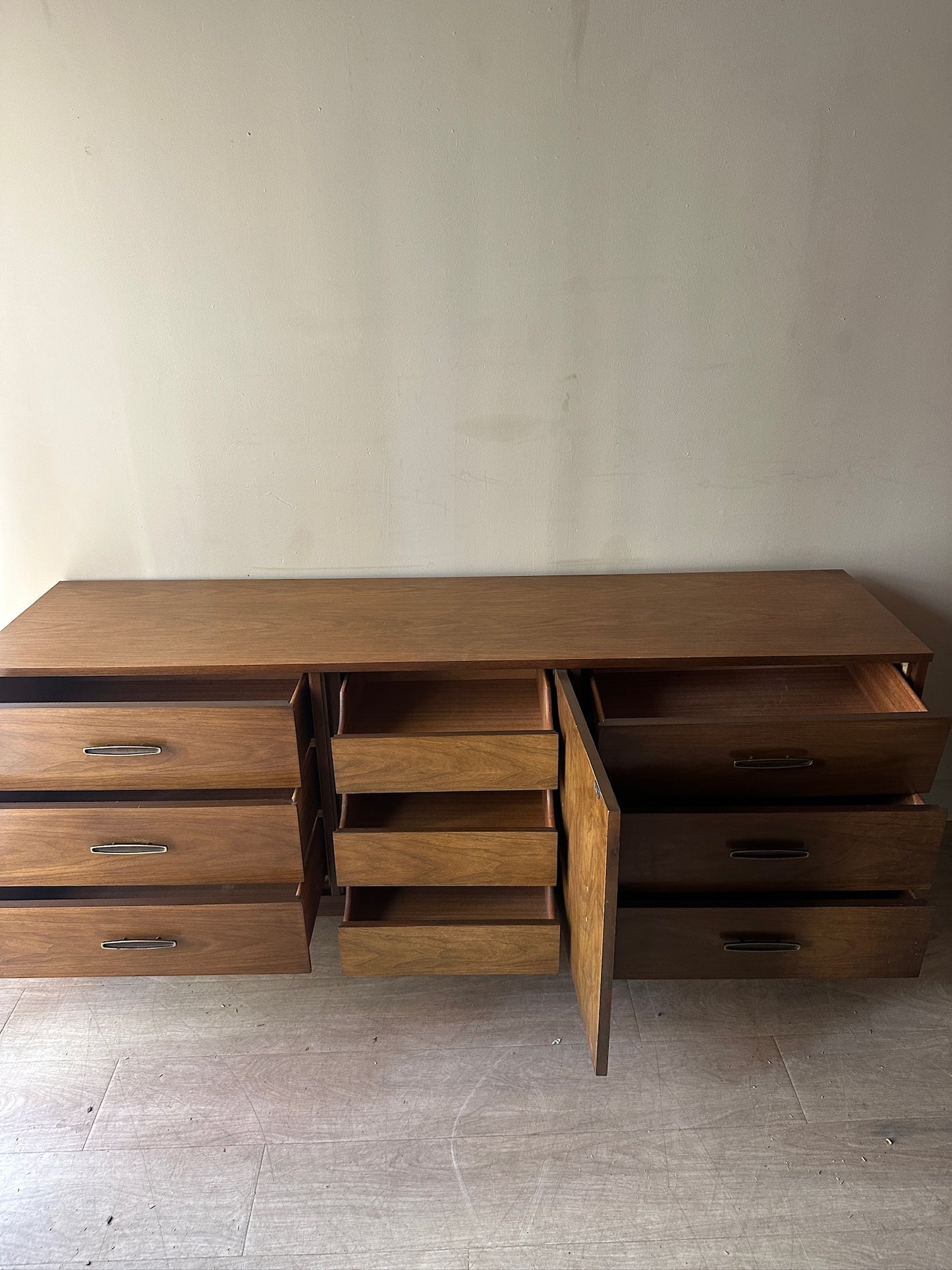 Walnut credenza