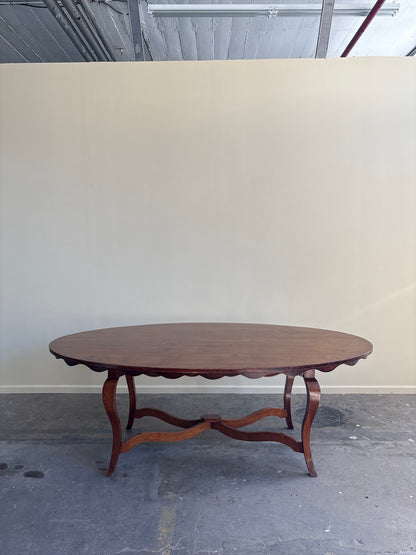 French walnut dining table