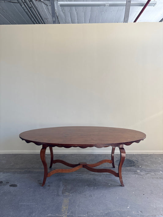 French walnut dining table