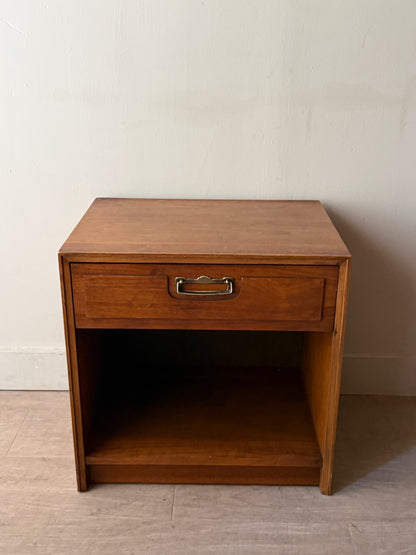Lane walnut nightstand