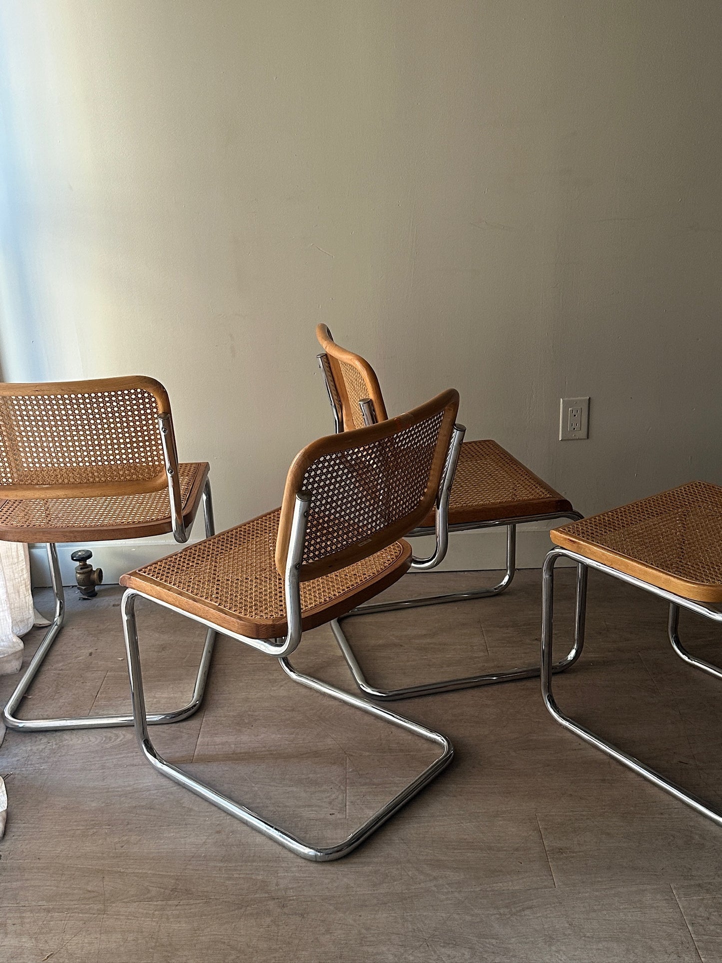 Cesca chairs. Sets of 2.