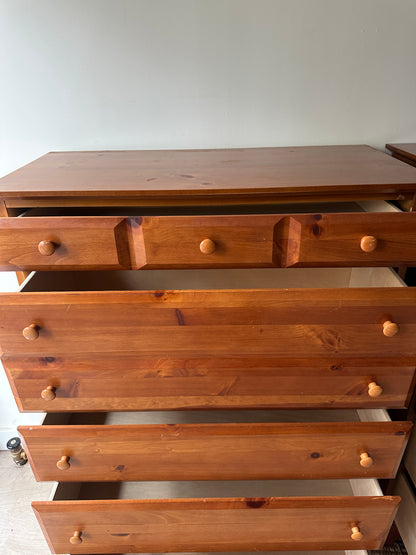 Pine dresser left