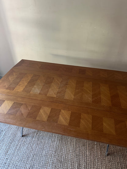 Oak Herringbone drop leaf