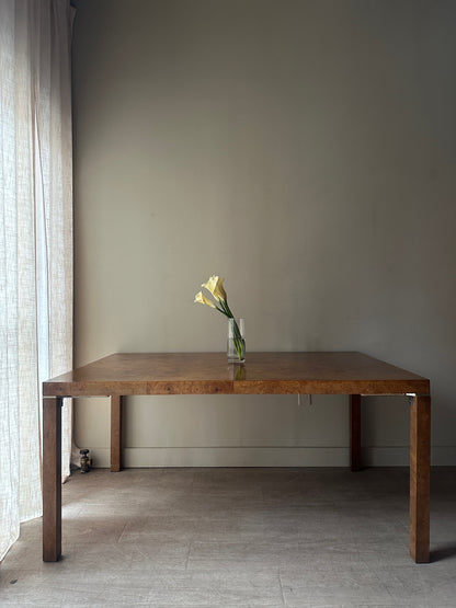 Lane Burlwood dining table with extension