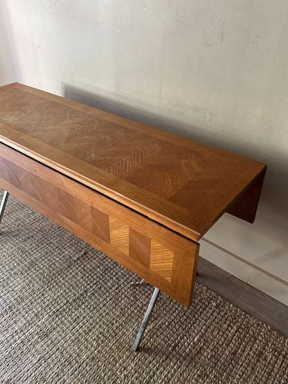 Oak Herringbone drop leaf