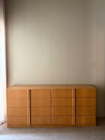 Nordisk Andels-Eksport Danish oak 10 drawer dresser