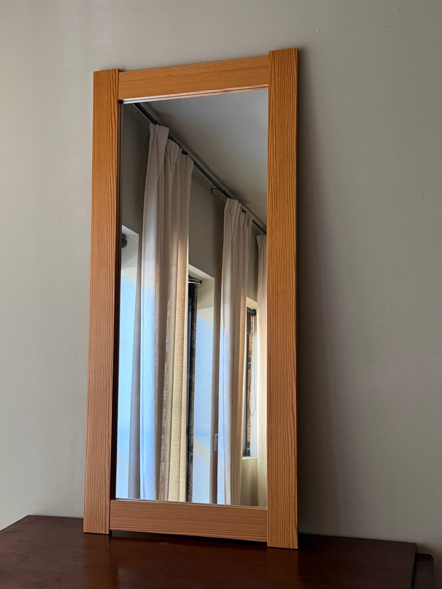 Scandinavian pine mirror