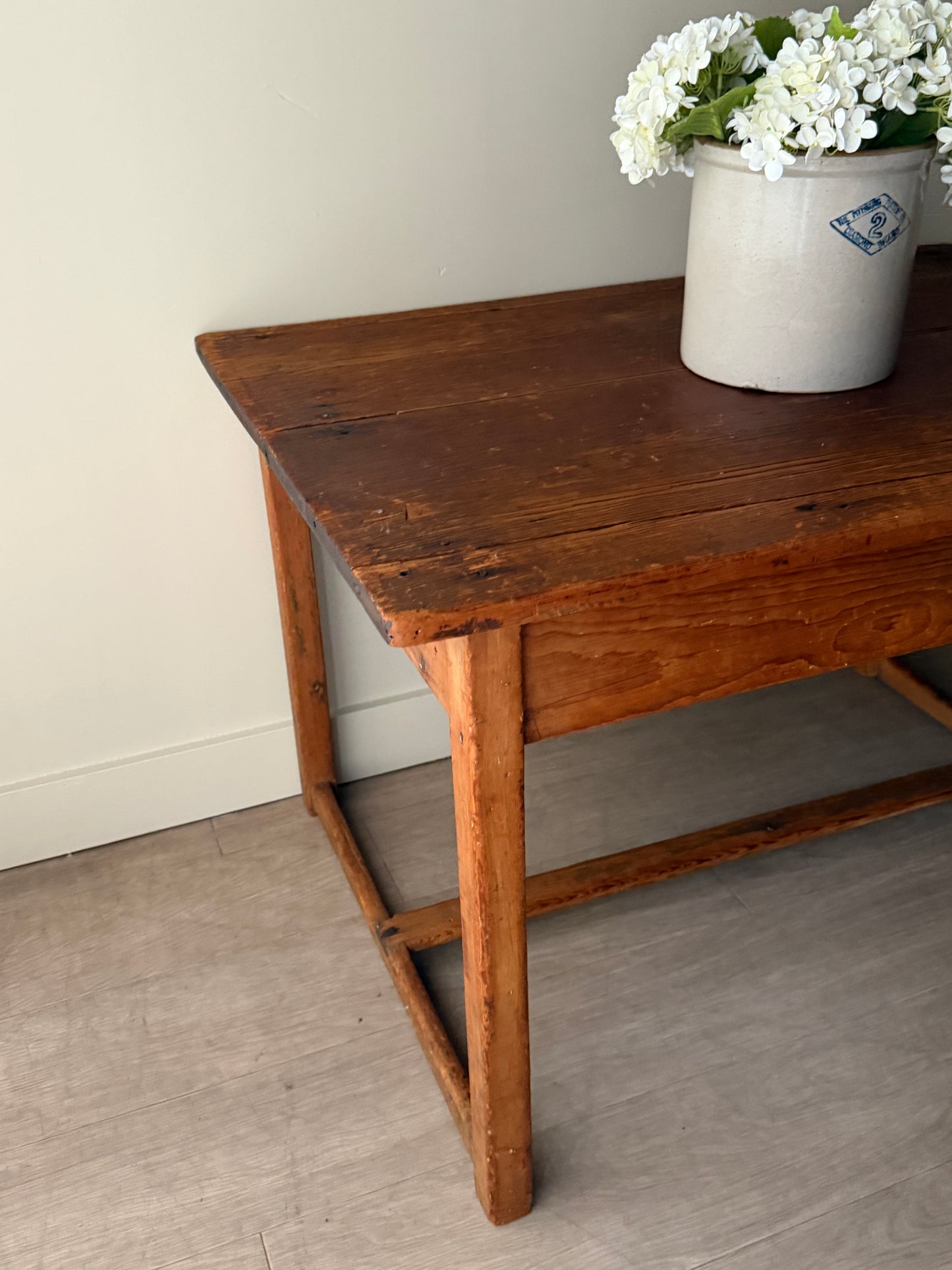 Pine work table