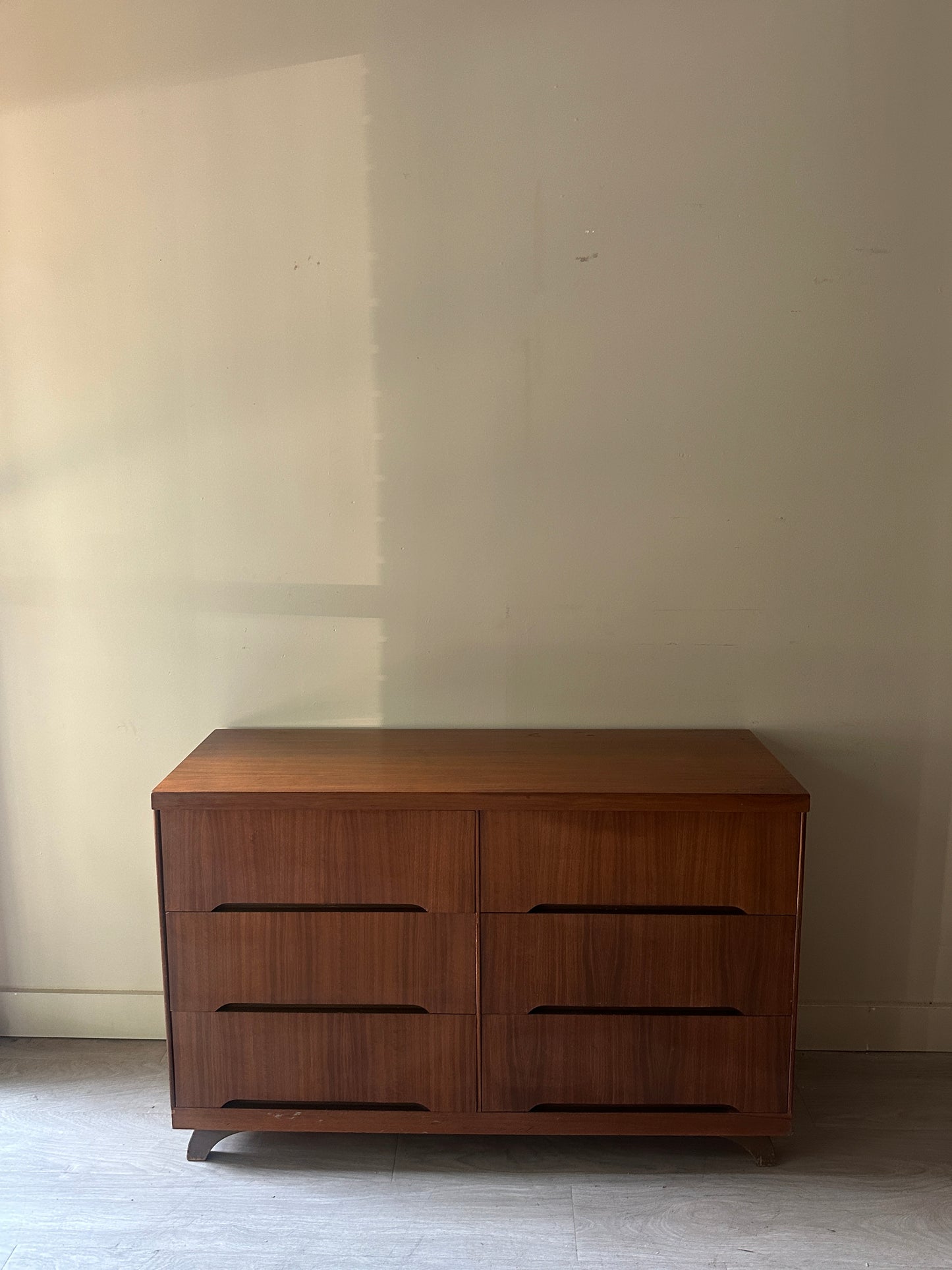 Walnut low dresser