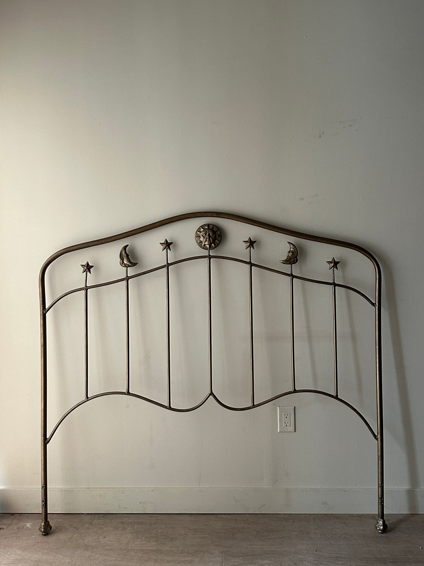 Metal headboard. Queen.