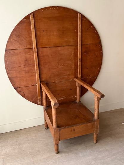 Pine hutch table