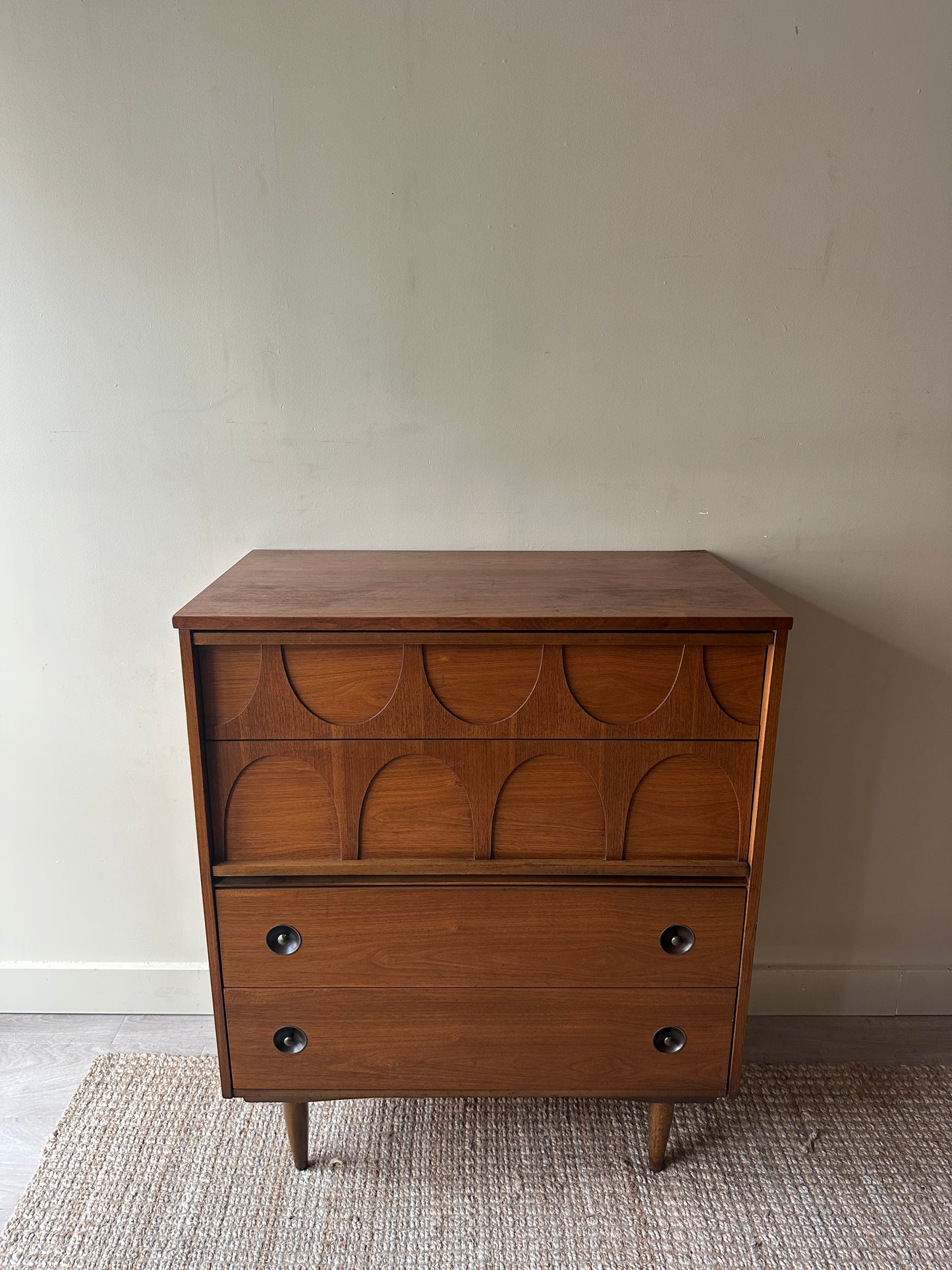 Walnut tallboy
