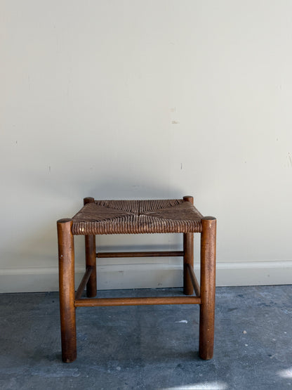 Pine rush footstools (right)