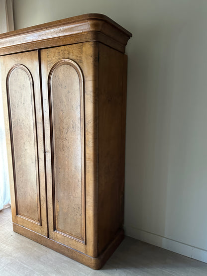 Walnut Burl Armoire