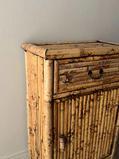 Split bamboo cabinet