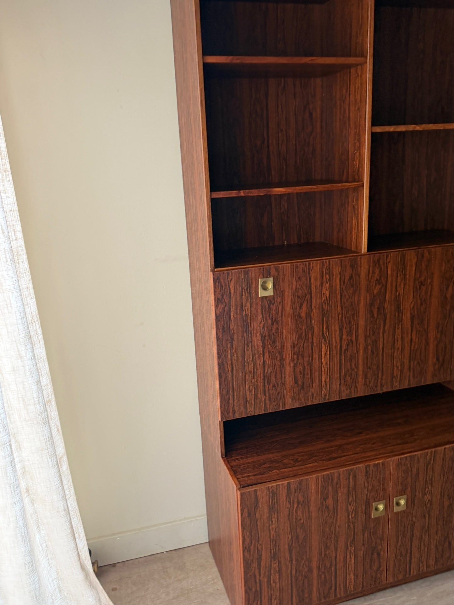 Aejm Mobler Danish rosewood secretary hutch