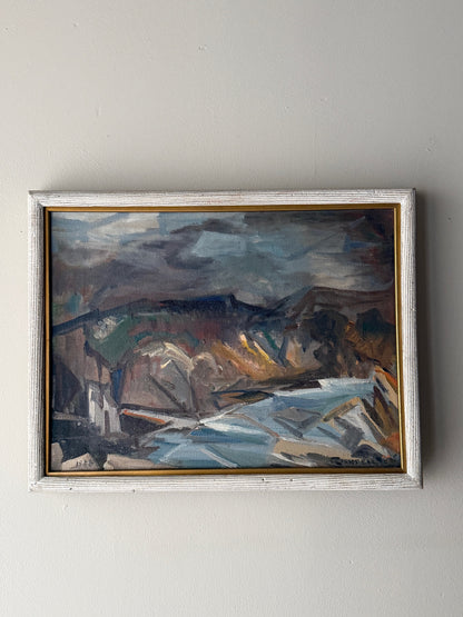 Modernist landscape. Signed “Richter.”