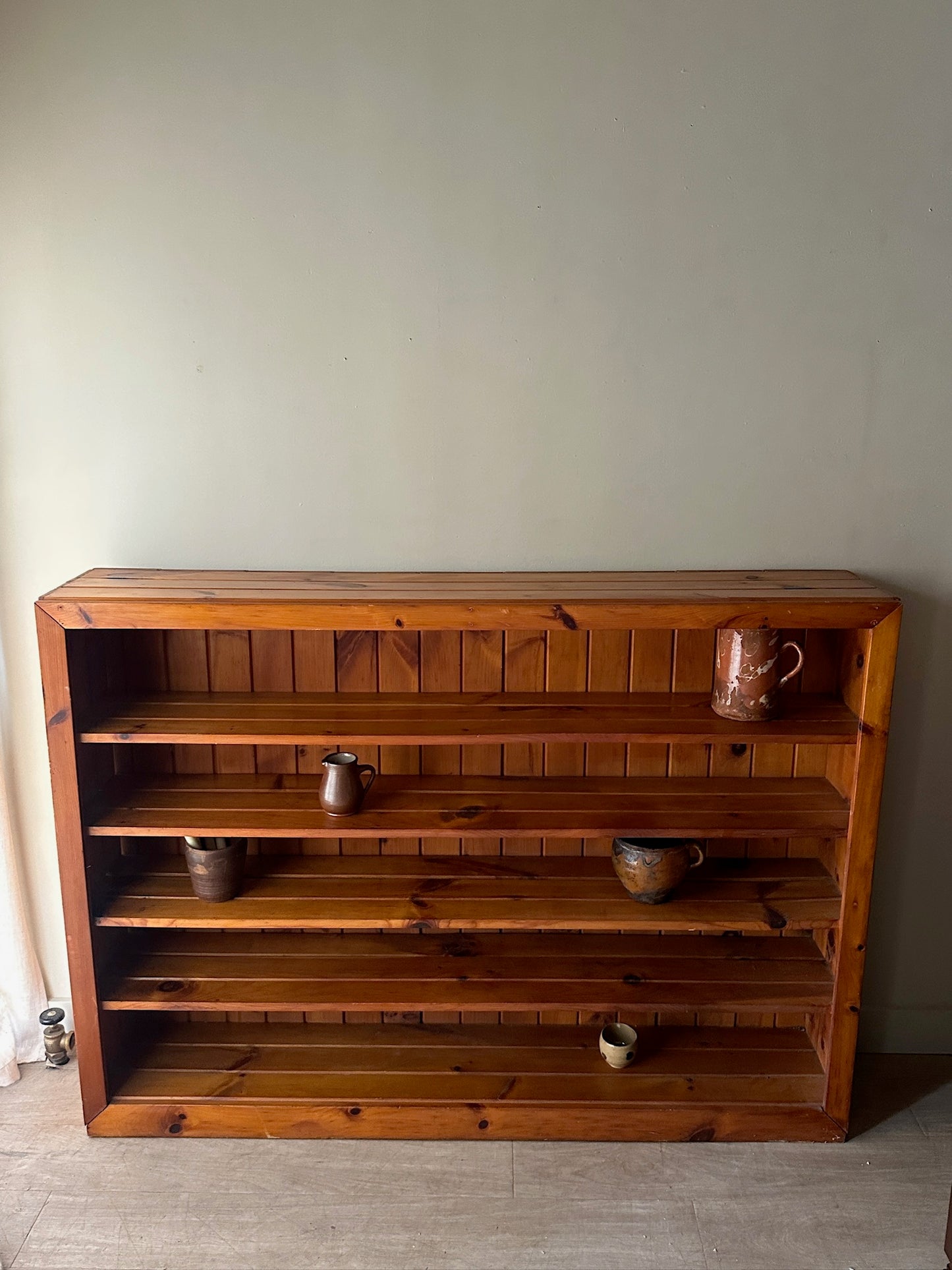 Farmhouse pine shelf