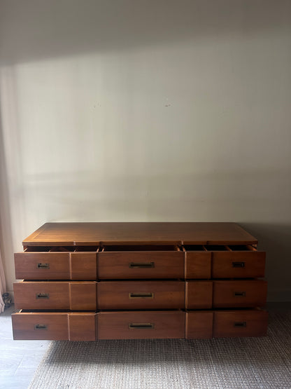 Walnut credenza