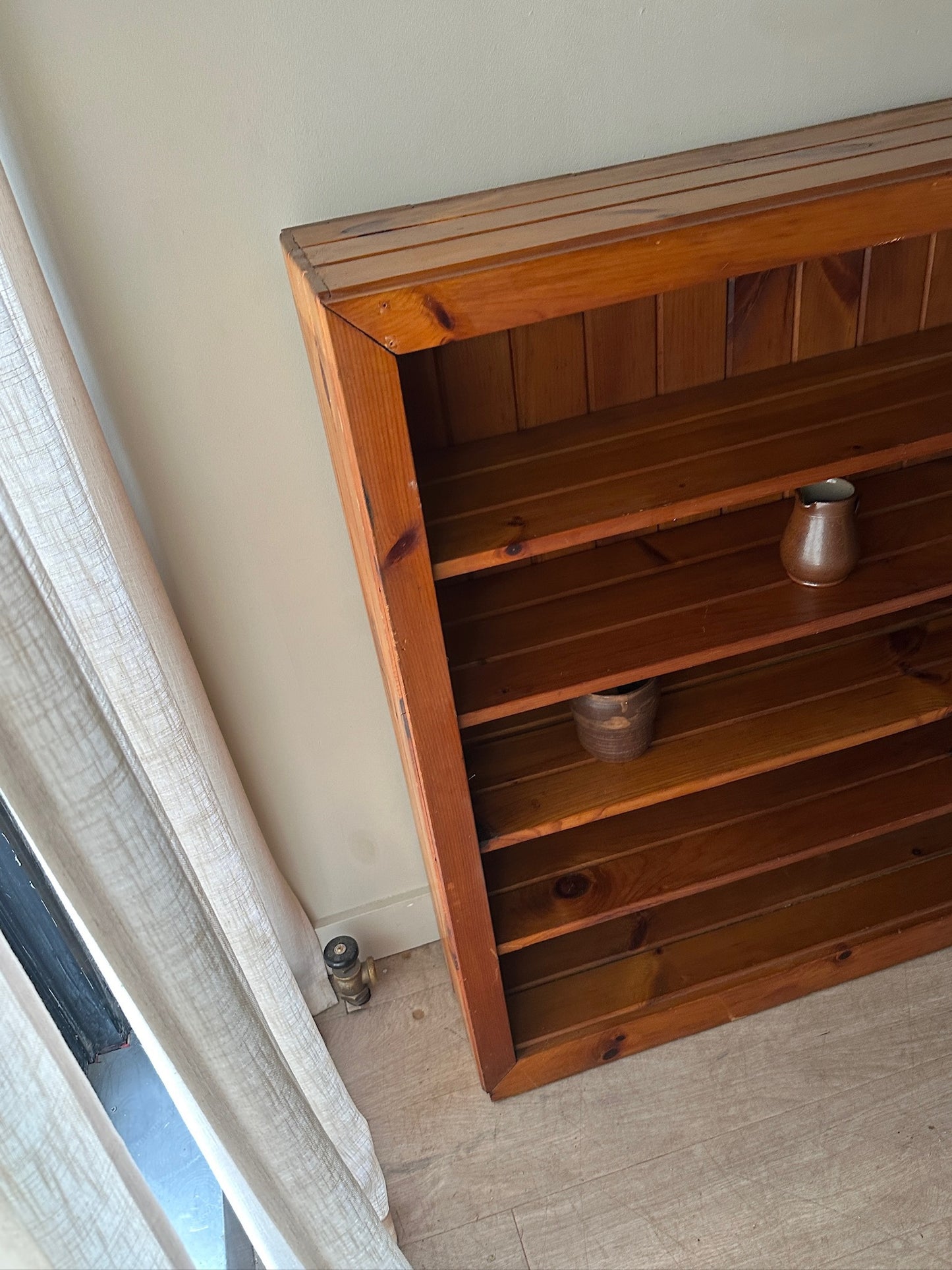 Farmhouse pine shelf