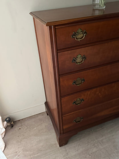 Mahogany tallboy