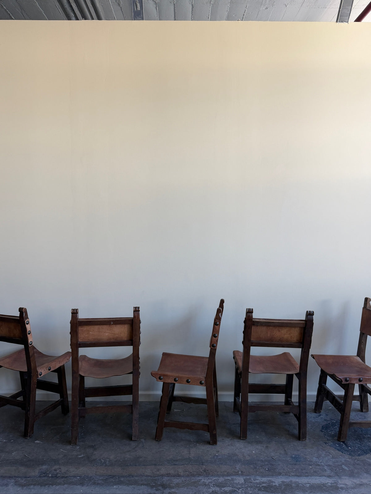 Navarro Argudo Oak and Leather dining chairs (sold individually)