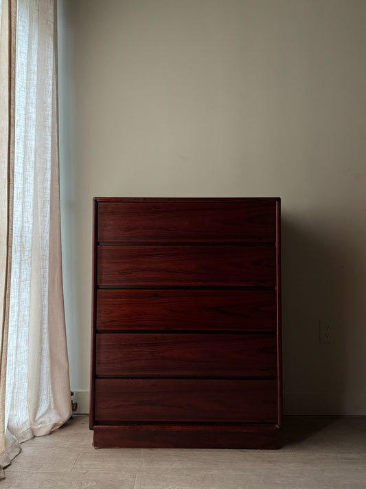 Rosewood tallboy dresser