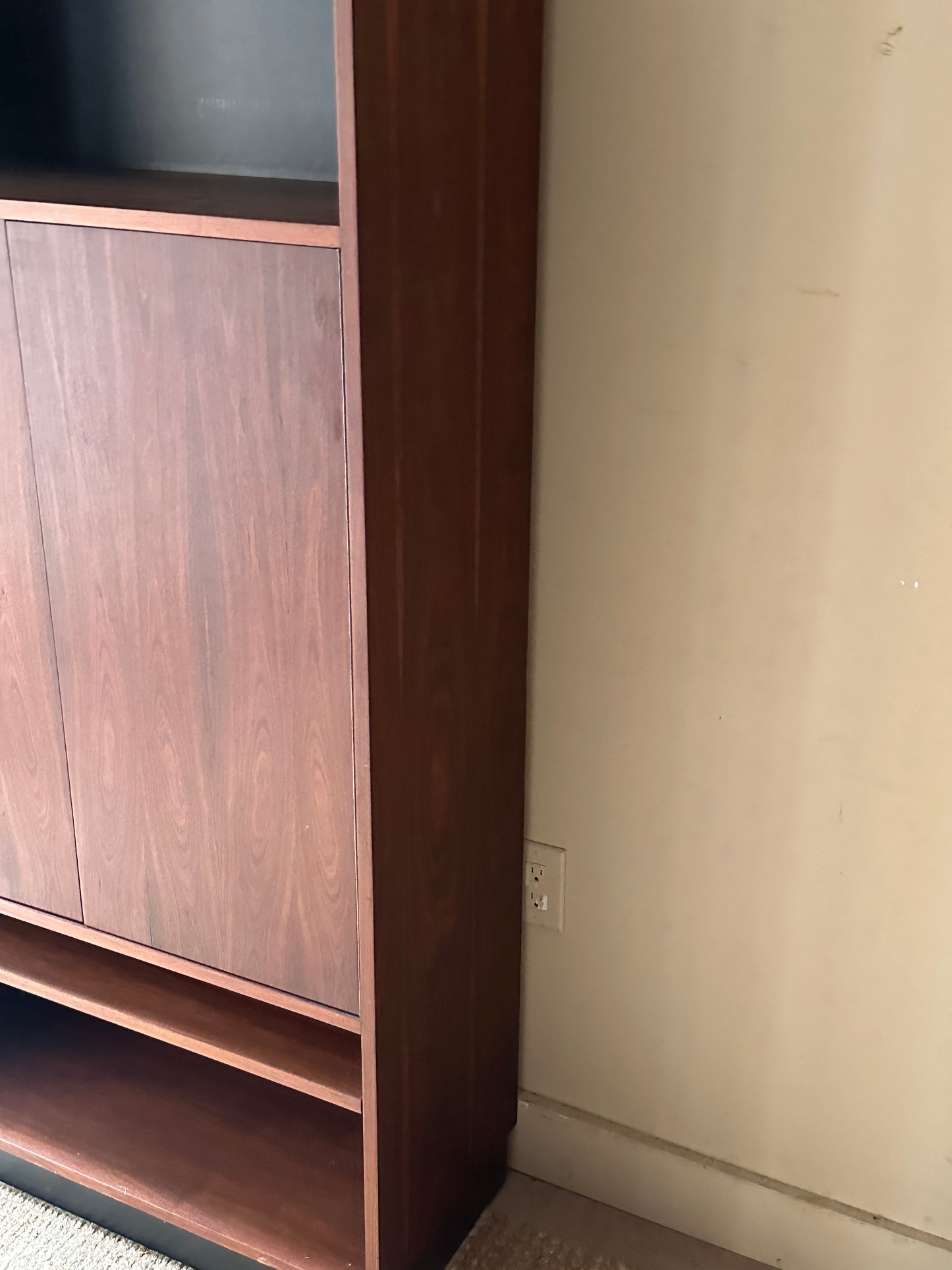 Rosewood bar shelf