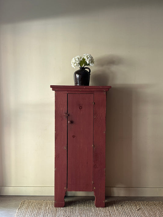 Painted pine chimney cupboard