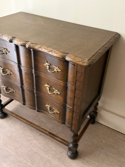 Danish oak side table