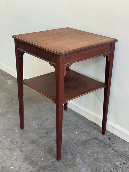 Mahogany side table