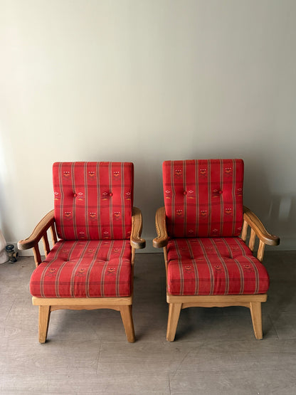 Krogenaes Norwegian pine lounge chairs. Sold individually.