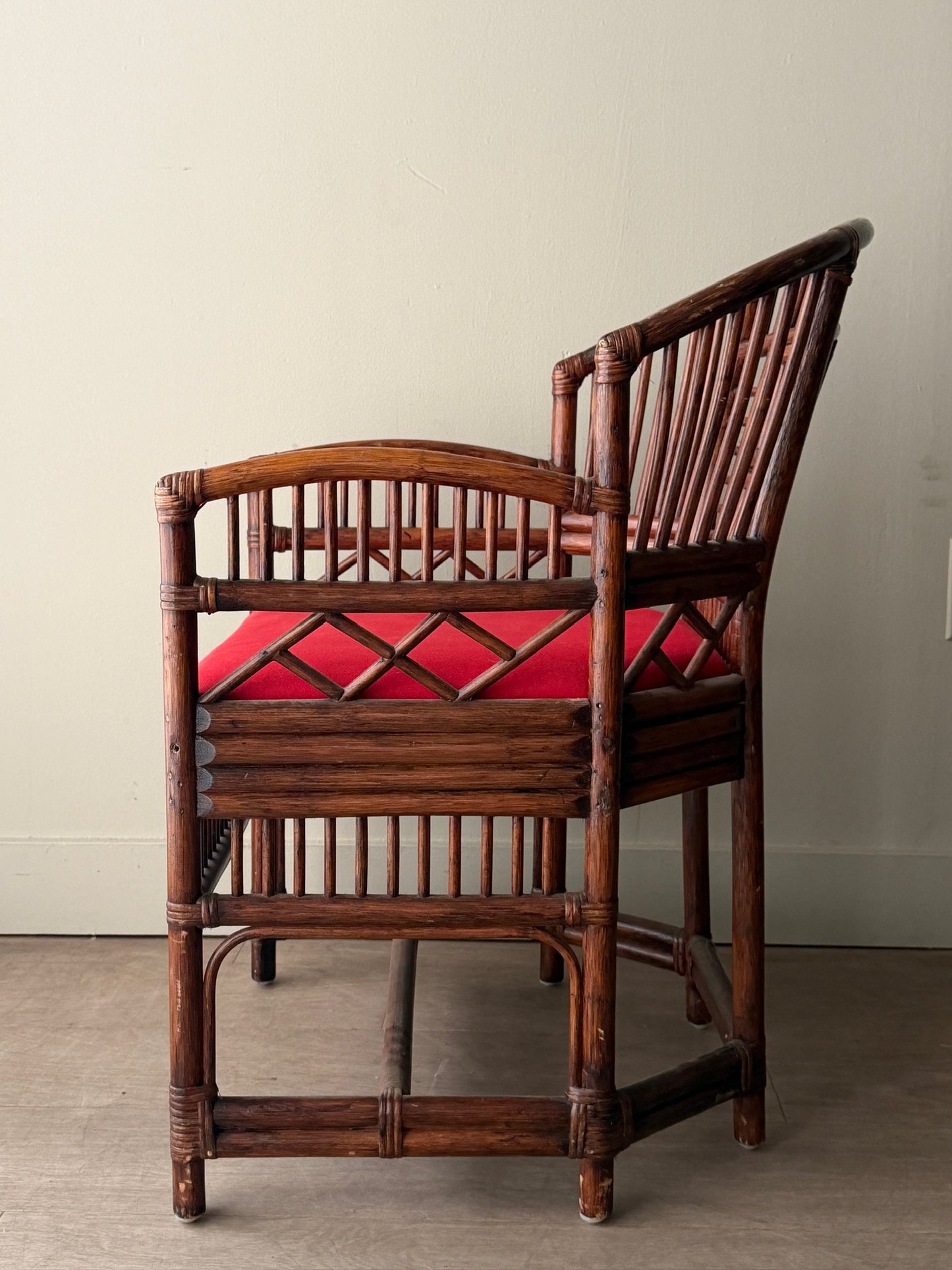Rattan armchair