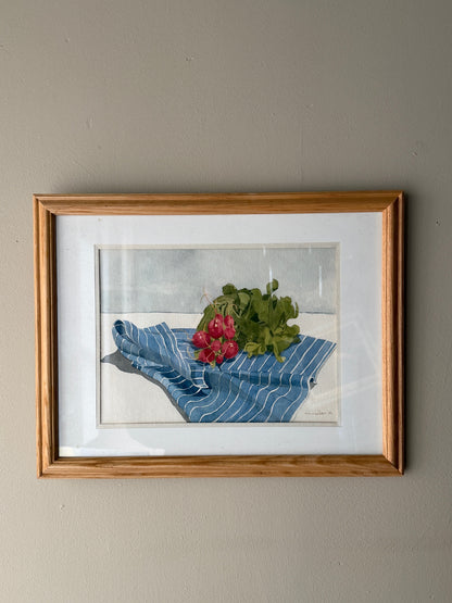 American kitchen still life. Signed 1984.