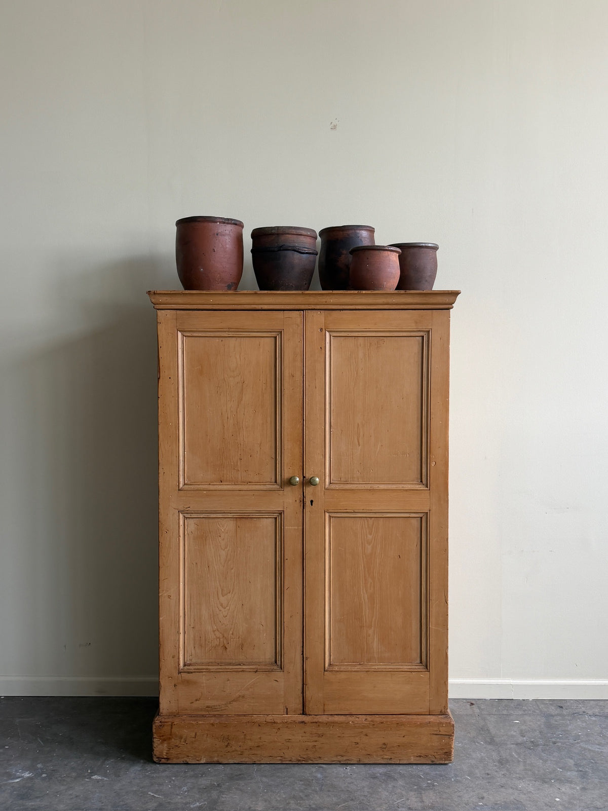 English pine cupboard