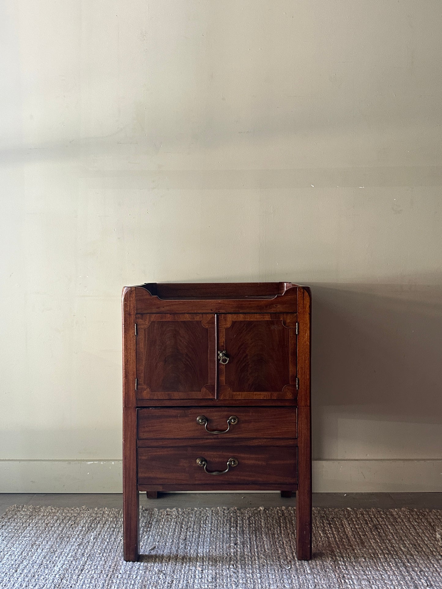 Walnut side table