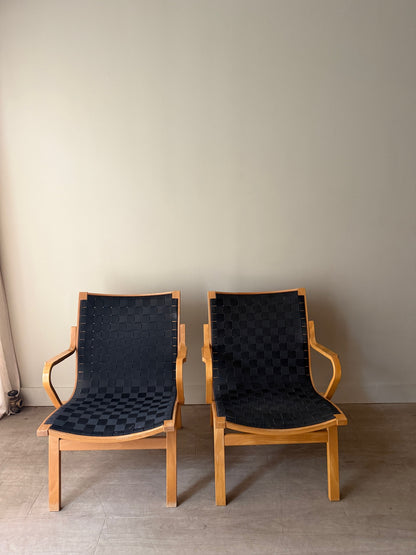Finn Ostergaard Danish lounge chairs. Sold individually.