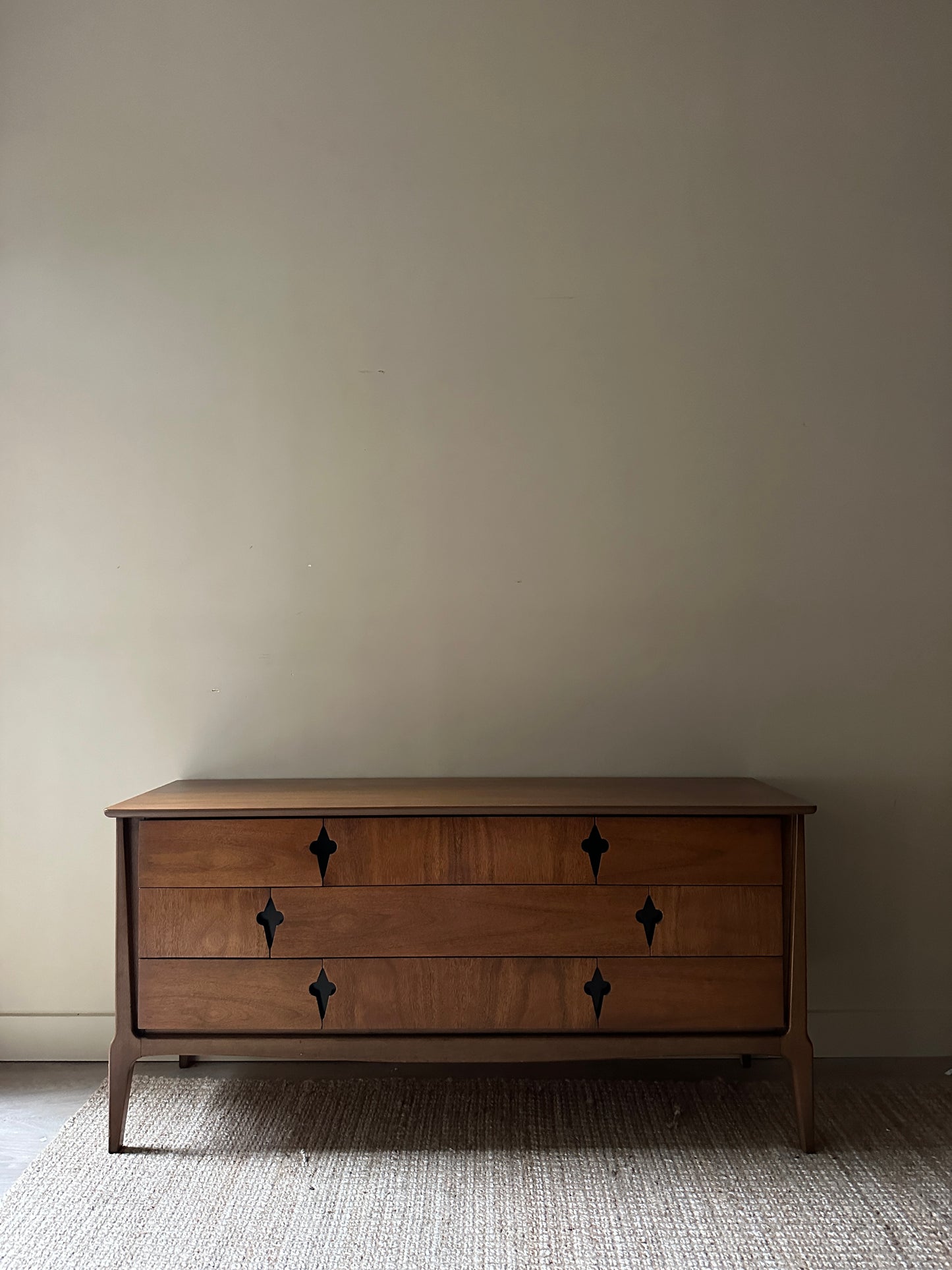 United walnut credenza
