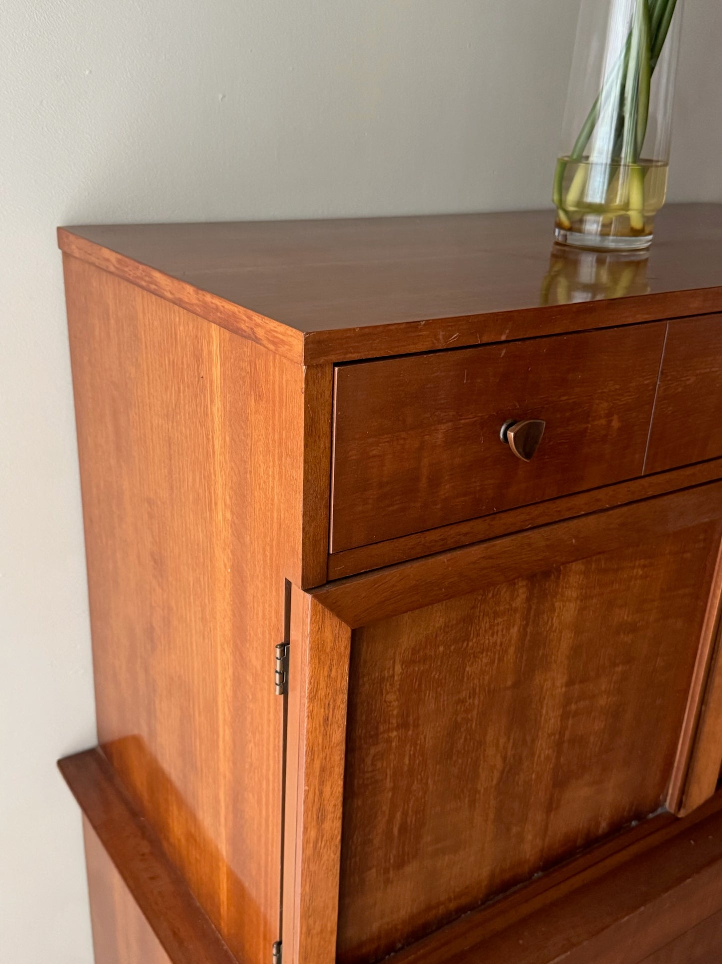 Walnut gentlemen’s dresser