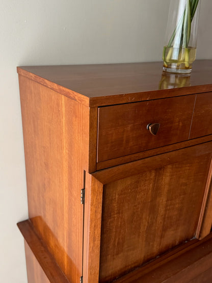 Walnut gentlemen’s dresser