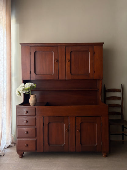 Pennsylvania Federal cherry high back dry sink