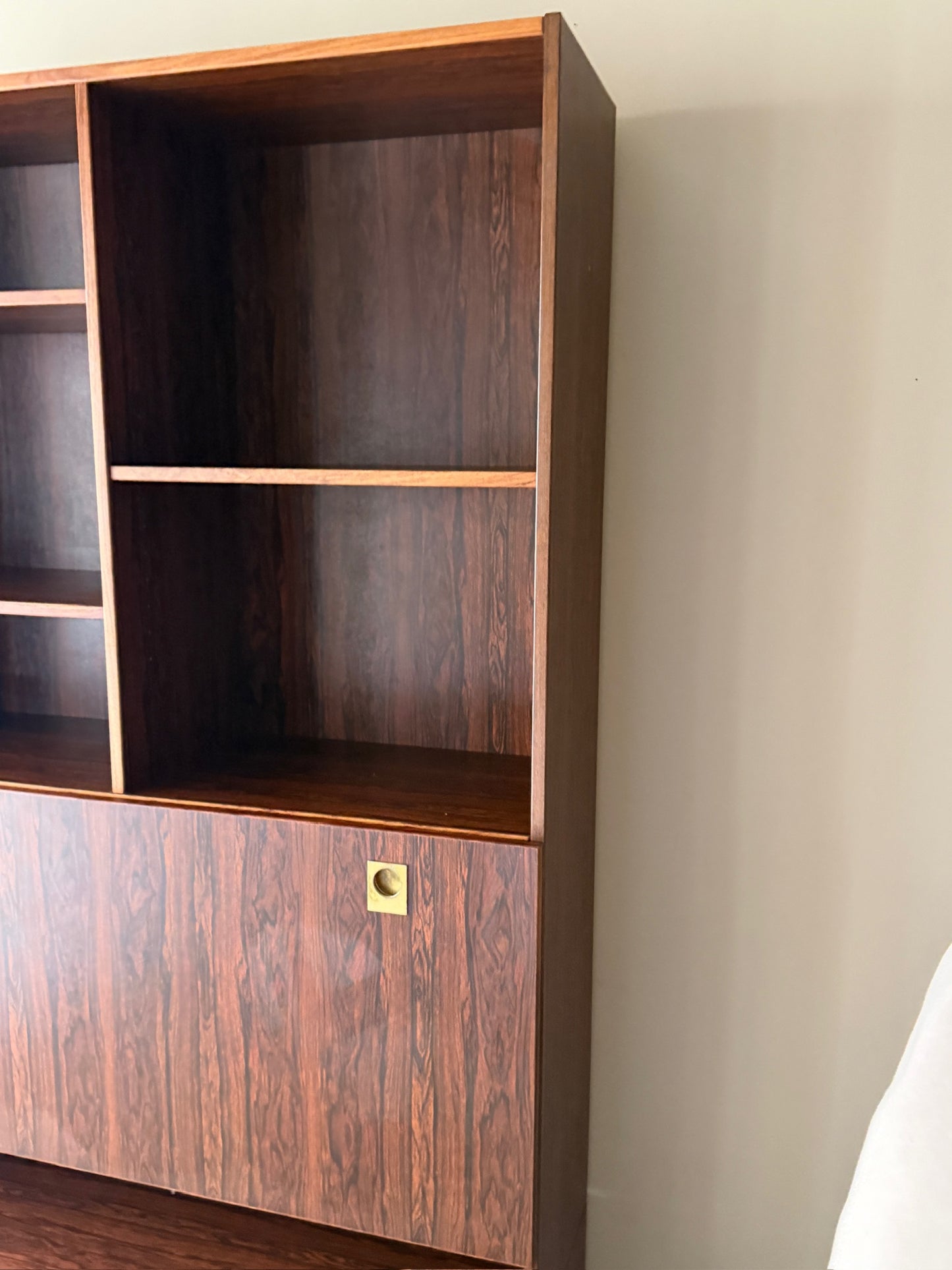Aejm Mobler Danish rosewood secretary hutch