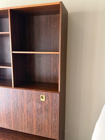 Aejm Mobler Danish rosewood secretary hutch